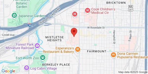 Map of 1400 8th Ave Bldg A, Fl 6th Fort Worth, TX 76104