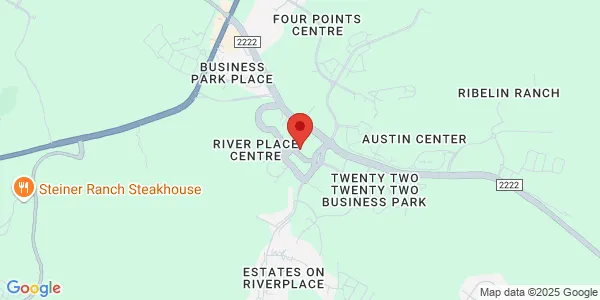 Map of 10815 Ranch Road 2222 Austin, TX 78730