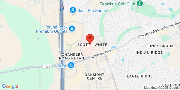 Map of 300A University Blvd Bldg A Round Rock, TX 78665