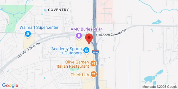 Map of 12500 S Fwy Ste 100 Burleson, TX 76028