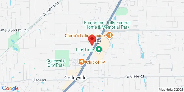 Map of 5500 Colleyville Blvd Colleyville, TX 76034