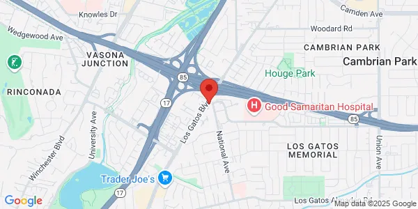 Map of 14830 Los Gatos Blvd Ste 101 Los Gatos, CA 95032