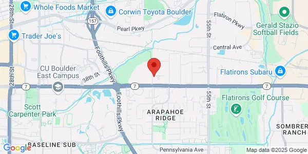 Map of 4800 Riverbend Rd Ste 200 Boulder, CO 80301