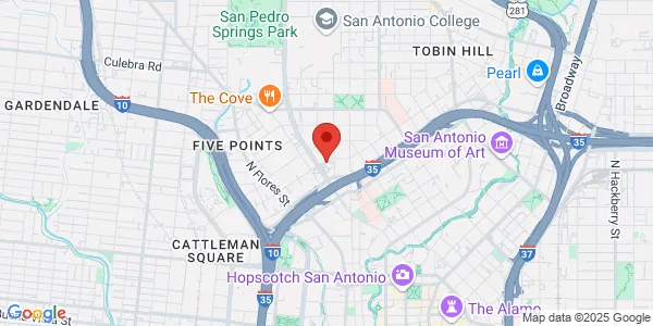 Map of 208 W Euclid Ave San Antonio, TX 78212