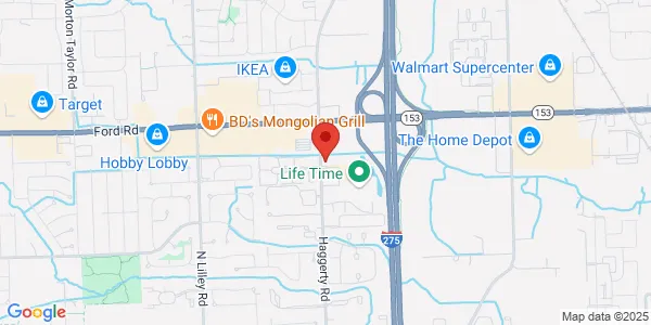 Map of 2050 Haggerty Rd Canton, MI 48187