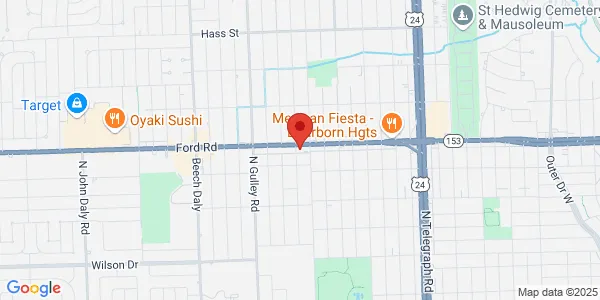 Map of 25045 Ford Rd Ste 101 Dearborn, MI 48127