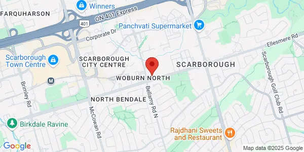 Map of 1920 Ellesmere Road Scarborough, ON M1H 2V6 Canada