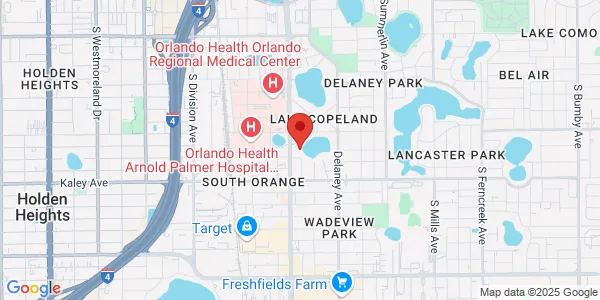 Map of 1717 S Orange Ave Orlando, FL 32806