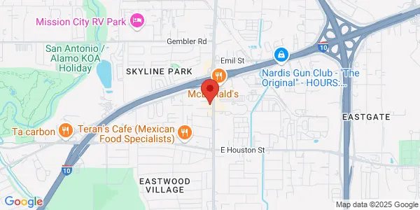 Map of 155 S Ww White Rd San Antonio, TX 78219