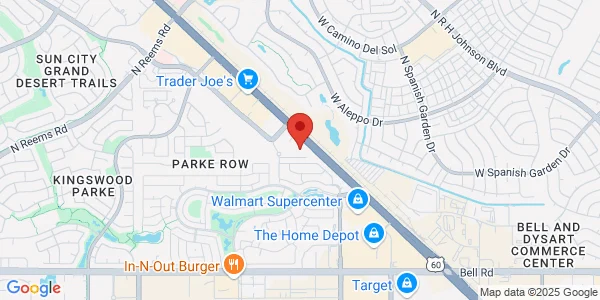Map of 13945 W Grand Ave Ste 105 Surprise, AZ 85374