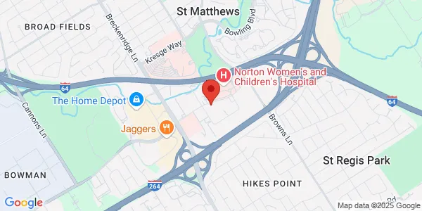 Map of 4004 Dutchmans Ln Ste 230 Baptist Health Louisville, KY 40207
