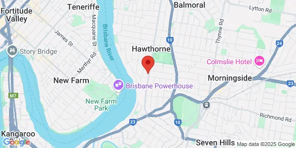 Map of 154 Hawthorne Rd Brisbane Queensland 4171 Australia