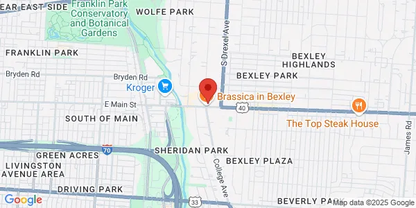 Map of 2216 E Main St Bexley, OH 43209