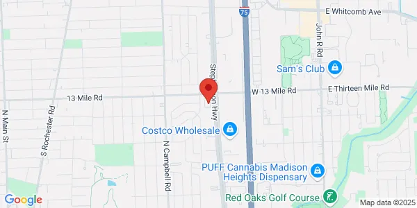 Map of 30781 Stephenson Hwy Madison Heights, MI 48071