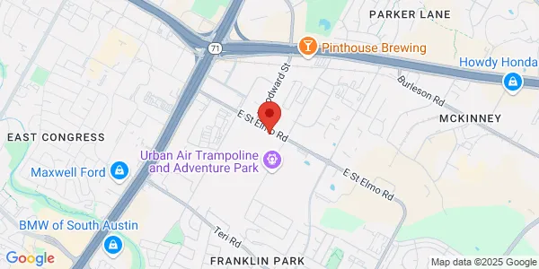Map of 4401 Freidrich Ln B1, Ste 105 Austin, TX 78744
