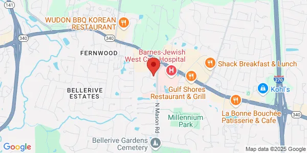 Map of 1065 Executive Pkwy Dr Ste 220 Saint Louis, MO 63141