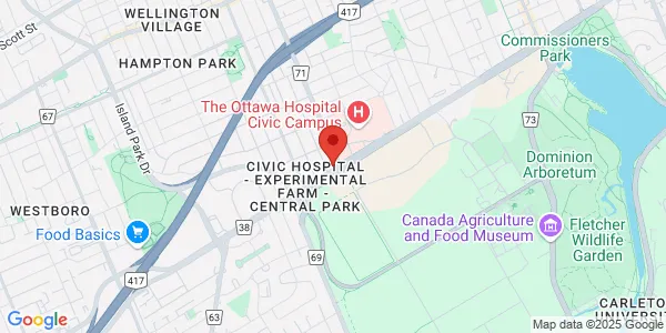 Map of 1081 Carling Avenue Ottawa, ON K1Y 4G2 Canada