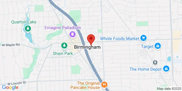 Map of 200 Elm St Ste 100 Birmingham, MI 48009