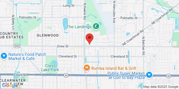 Map of 1822 Drew St Ste 101 Clearwater, FL 33765