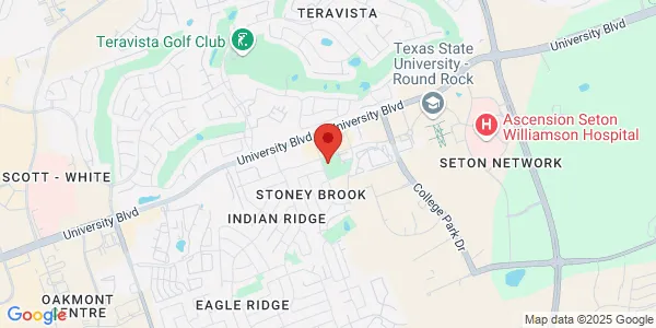 Map of 1101 Satillite Veiw Dr Ste 203 Round Rock, TX 78665