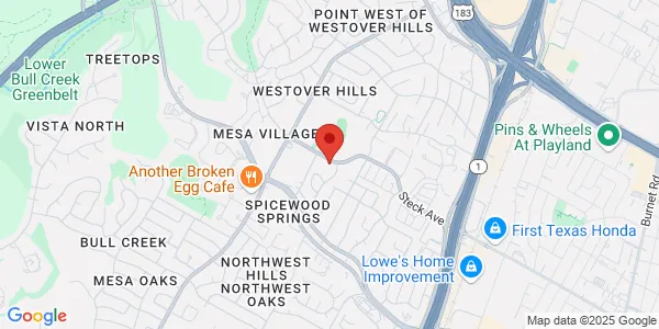 Map of 3921 Steck Ave Ste A114 Austin, TX 78759