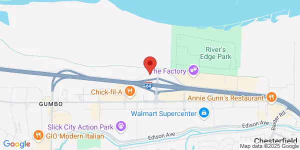Map of 17300 N Outer 40 Rd Ste 201 Chesterfield, MO 63005