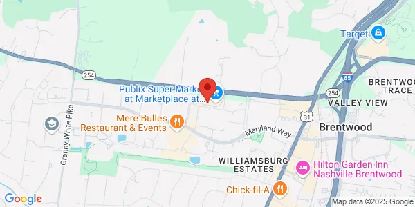 Map of 101 Creekside Crossing Ste 1100 Brentwood, TN 37027