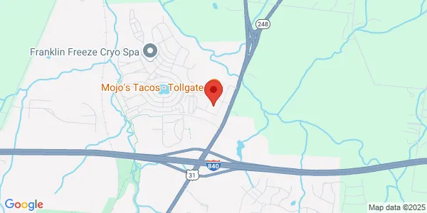 Map of 1106 Elliston Way Ste 300 Thompson's Station, TN 37179