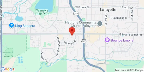 Map of 1000 W S Boulder Rd Ste 105 Lafayette, CO 80026