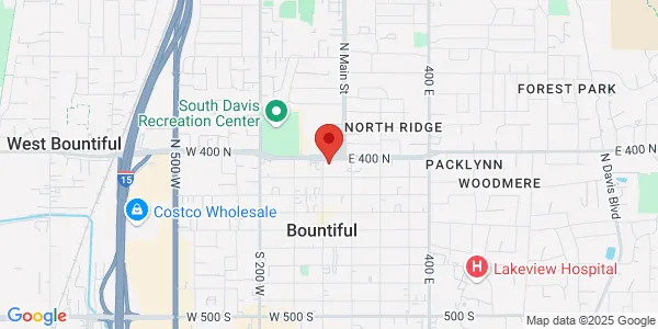 Map of 390 North Main St Bountiful, UT 84010