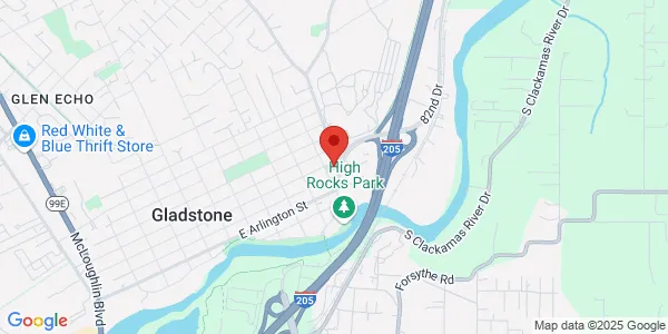 Map of 735 E Clarendon St Ste 101 Gladstone, OR 97027