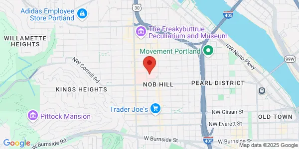 Map of 1130 NW 22nd Ave LL Bldg 3,Ste 50 Legacy Good Samaritan Medical Center campus Portland, OR 97210