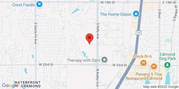 Map of 2601 Kelley Pointe Pkwy Edmond, OK 73013