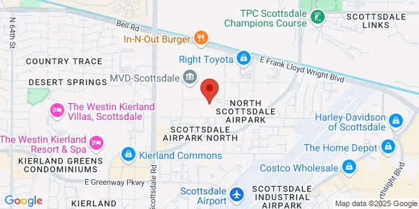 Map of 7469 E Monte Cristo Ave Ste 200 Scottsdale, AZ 85260