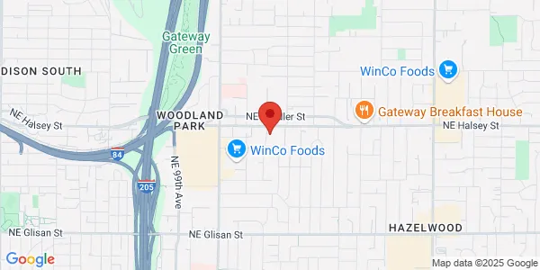 Map of 1410 NE 106th Ave Portland, OR 97220