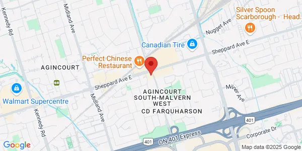 Map of 2020 Brimley Road Scarborough, ON M1S 4R7 Canada