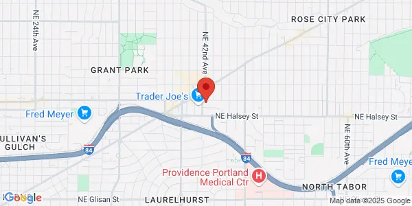 Map of 4212 NE Broadway St Portland, OR 97213