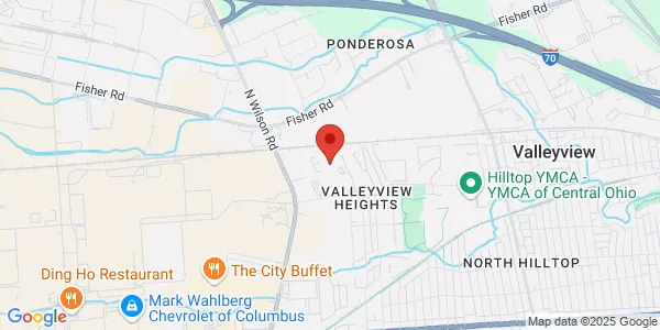 Map of 489 Industry Dr Columbus, OH 43204
