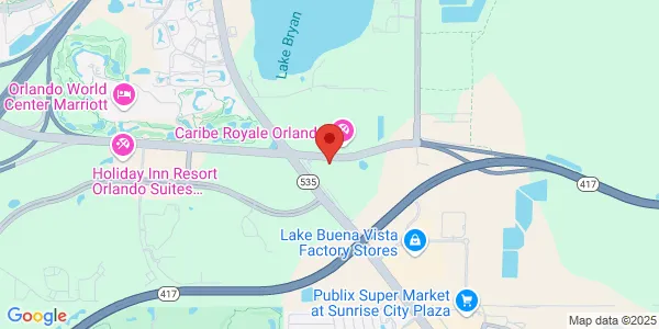 Map of 8200 World Center Dr Orlando, FL 32821