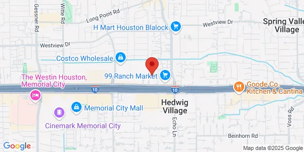 Map of 9432 Katy Fwy Houston, TX 77055