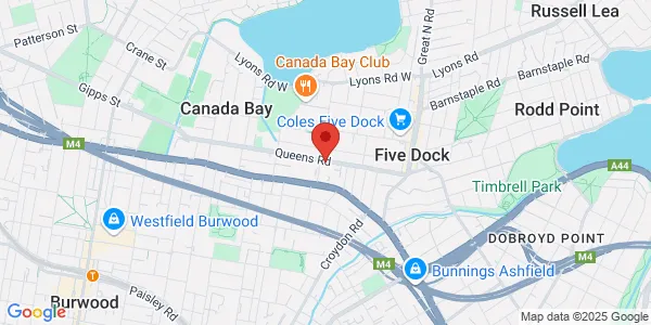 Map of 49-51 Queens Rd Unit 501 Floor 5 Five Dock New South Wales 2046 Australia