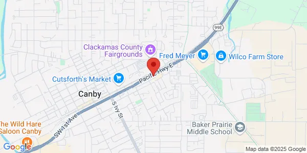 Map of 703 SE 1st Ave Canby, OR 97013