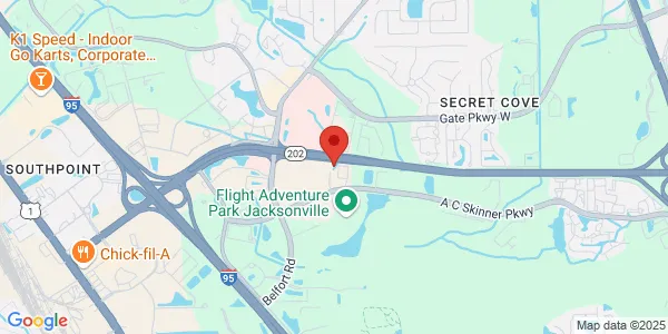 Map of 7015 Ac Skinner Pkwy Bldg 100 Jacksonville, FL 32256