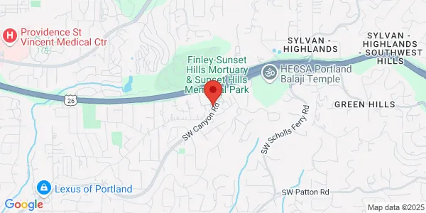 Map of 2100 SW Camelot Ct Portland, OR 97225