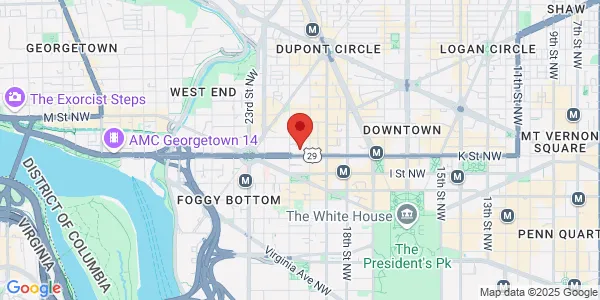 Map of 2021 K St NW Ste 500 Washington, DC 20006