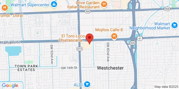 Map of 8468 SW 8th St Miami, FL 33144