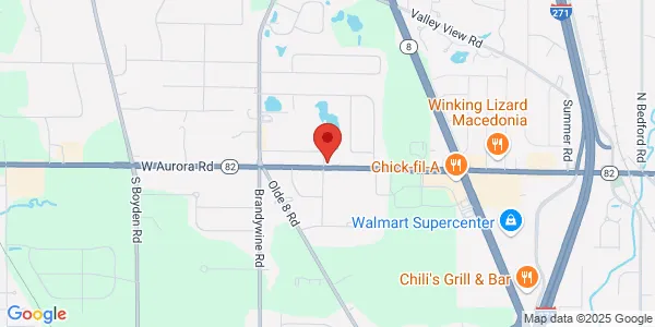 Map of 141 E Aurora Rd Northfield, OH 44067