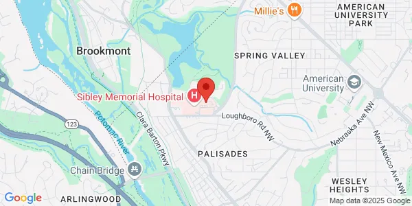 Map of 5215 Loughboro Rd NW Ste 460 Washington, DC 20016
