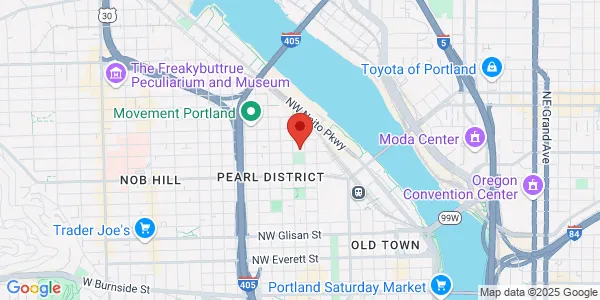 Map of 1035 NW Northrup St Portland, OR 97209
