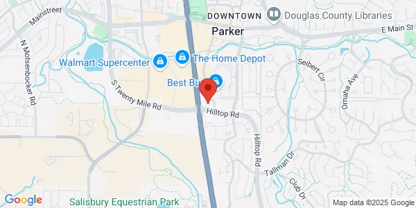Map of 11339 S Pikes Peak Dr Parker, CO 80138